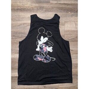 Disney Neff Mickey Mouse Camouflage Black Tank Top Men’s Size L